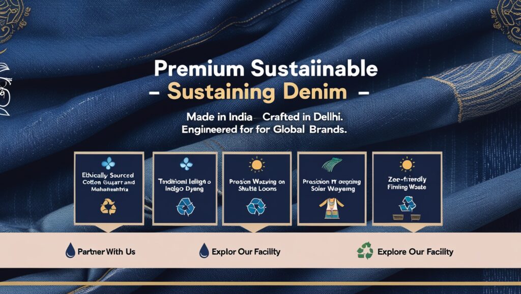 Premium denim manufacture in delhi