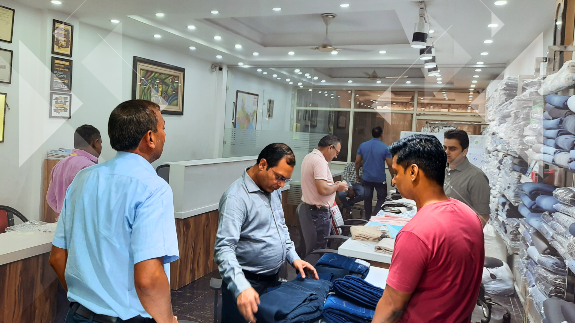 Trouser clothing production