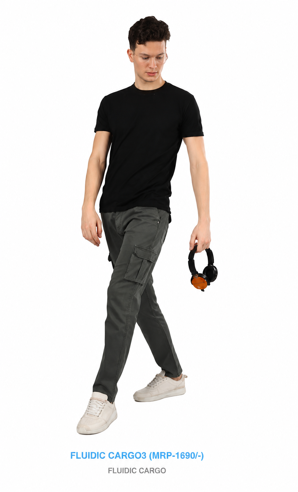 Fluidic Men's Cargo Pants (M.R.P -1690)
